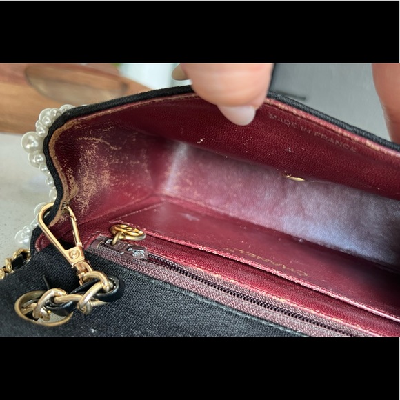 ❌SOLD❌ Customized Authentic Chanel Jersey Mini Square - Picture 9 of 16